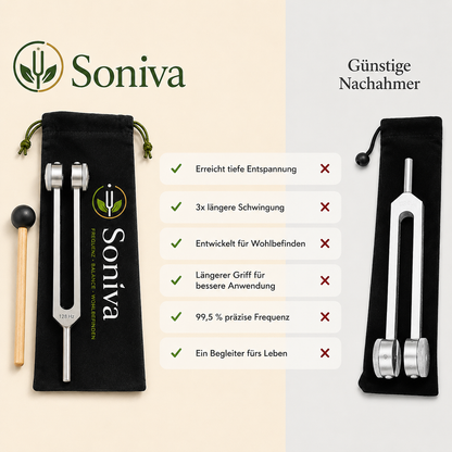 Soniva 128 Hz Stimmgabel -  Das Heilungs-Instrument